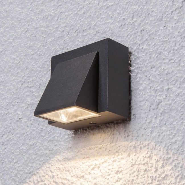 Applique LED d’extérieur, lampe de chevet LED moderne, lampe de jardin en aluminium, étanche IP65, économie d’énergie, lumière chaude 3000K